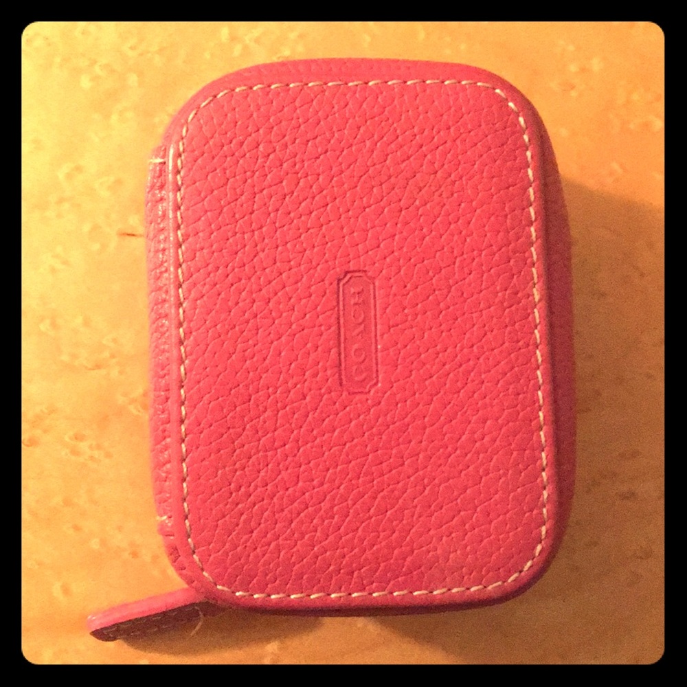 small coach pill case